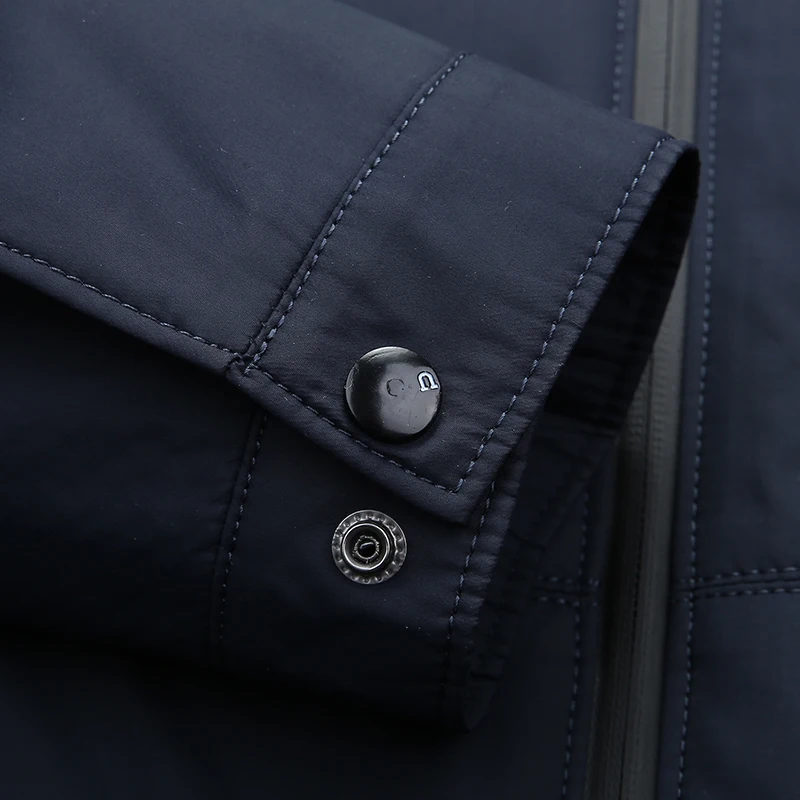 2018 Новый L-XXXL Мужская водонепроницаемая ветровка куртка-бомбер на молнии slimjacket