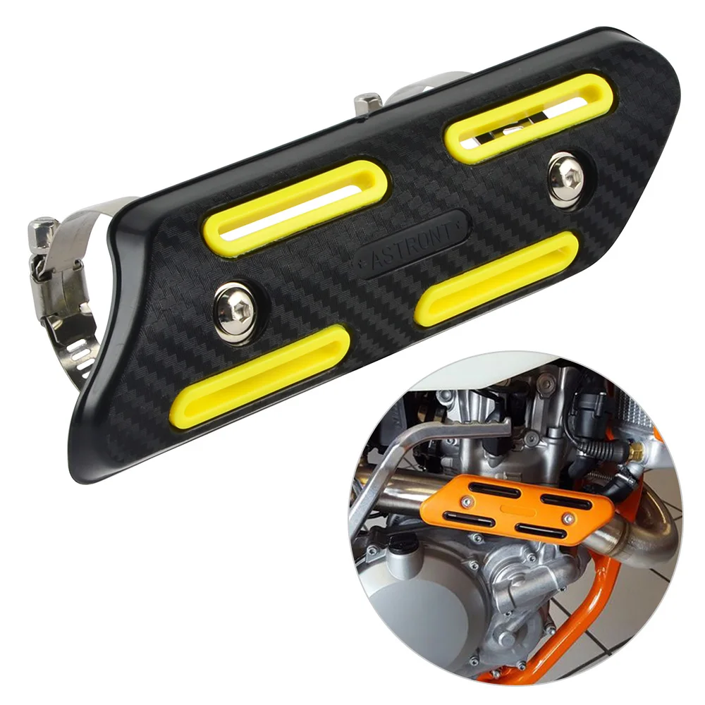 Выхлопной тепловой экран для мотоциклов Suzuki RMZ250 RMZ400 RMX250 RMZ450 RMX400 RMX450 DRZ250 DRZ400 DRZ450 RMZ