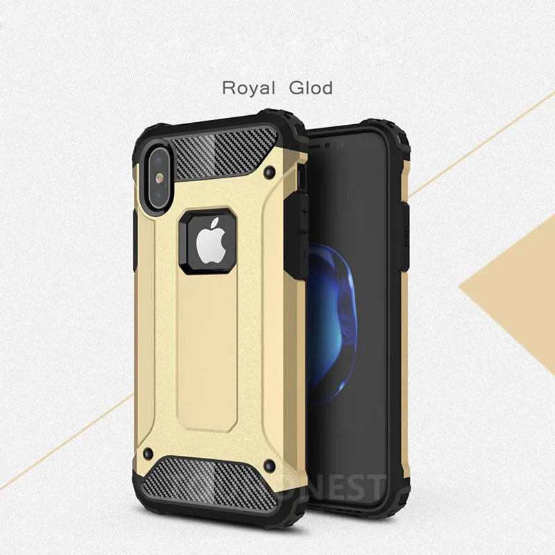 Для iphone X 8 plus XS Max XR чехол жесткий прочный Чехол для iphone 7 plus 6 S 6 5s SE 5 Гибридный Броня чехол для телефона двойная защита тонкий