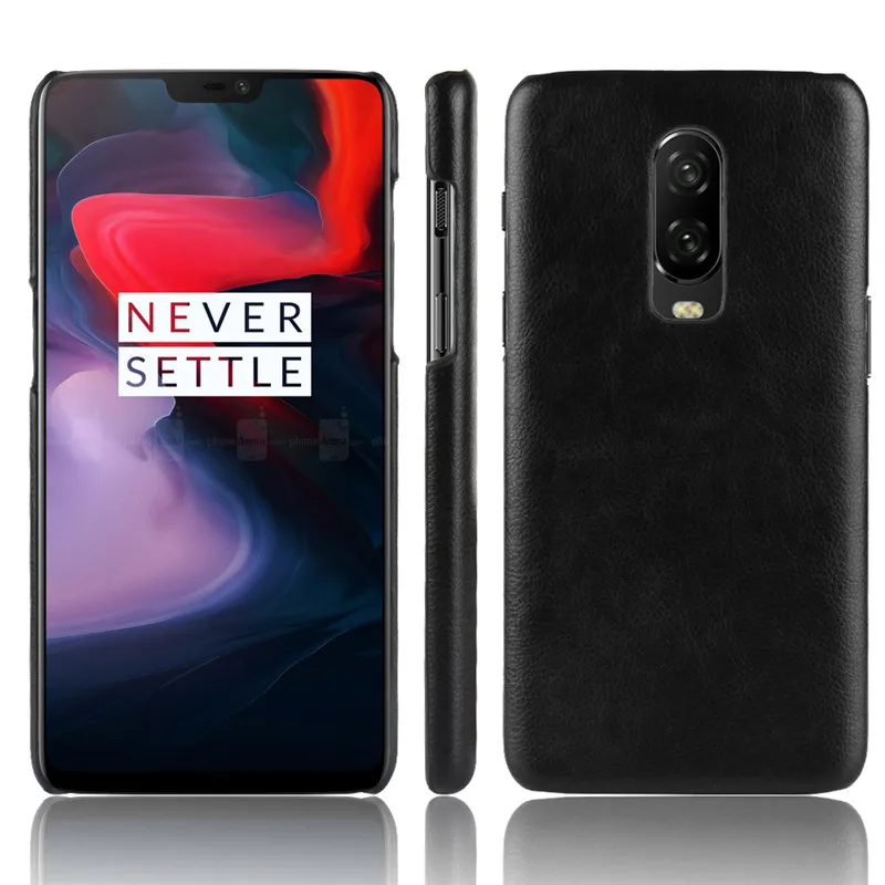 Oneplus 6 Vintage Leather Case shell Ultra Thin Hard Back Cover For One plus A6000 Protective Phone cases coque Capa |
