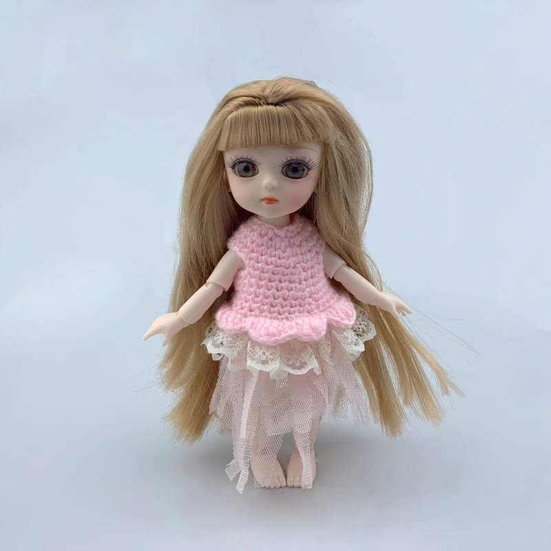C Ручная работа 1/12 bjd кукла игрушка оригинальные девушки принцесса куклы 14 шарнир Bjd кукла игрушка прекрасные дети Рождественский подарок детские игрушки для девочек - Цвет: C