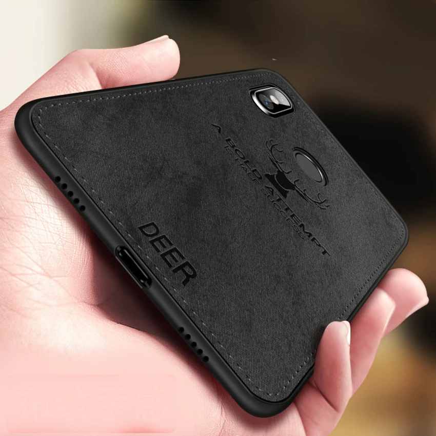 Axbety For xiaomi redmi note 4 4x/redmi 5A /mi a1/5x cover fashion elk Pattern silicon TPU Cloth Texture Case for 4x |