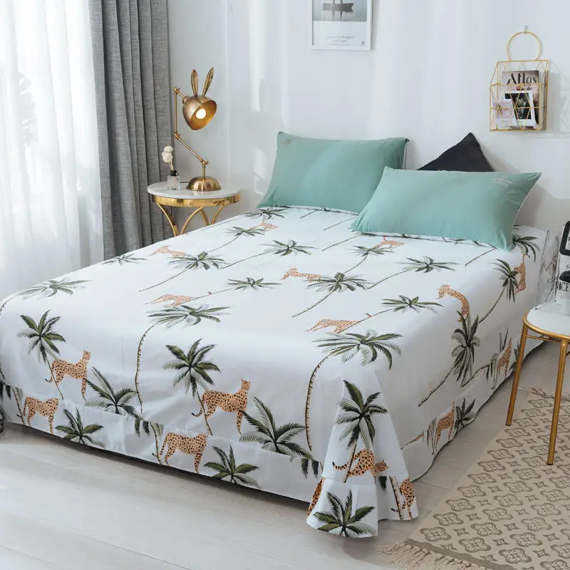 Комплект постельного белья с вышивкой A-side принтом B-side стильная постельная