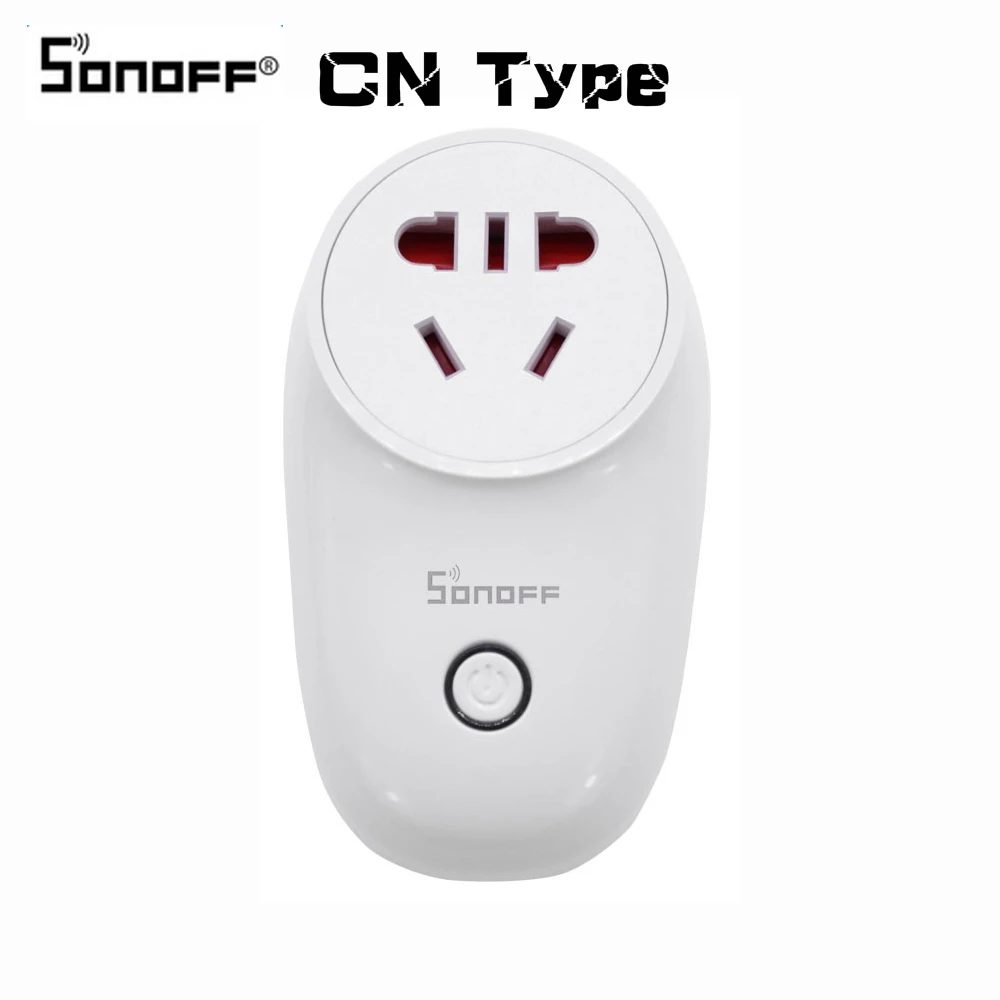 Sonoff S26 CN Интеллектуальный выключатель света Sonoff S26 умное домашнее Реле Переключатель Wi-Fi интеллектуальная розетка США/Великобритания/Австралия/ЕС Беспроводной Мощность розетки с Google для Xiaomi Smart Home - Цвет: Sonoff S26 CN