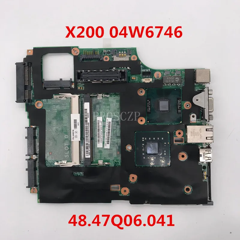 Бесплатная доставка для X200 материнская плата ноутбука 04W6746 07226 4 48.47Q06. 041 хорошо