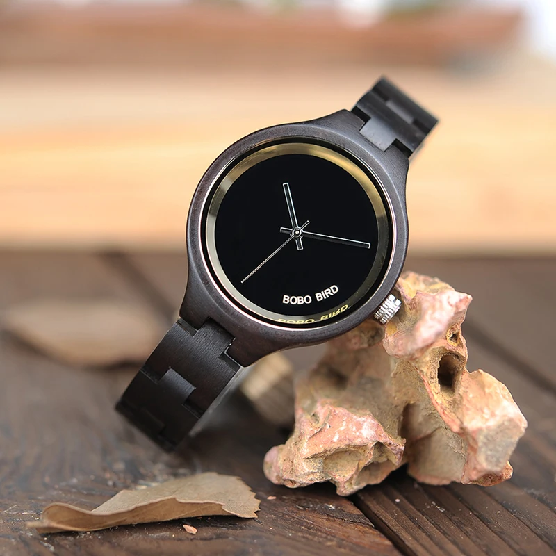 Relogio feminino 2 цвета BOBO BIRD деревянные женские часы Роскошные специальные деревянные наручные часы ручной работы для женщин Подарки C-P16