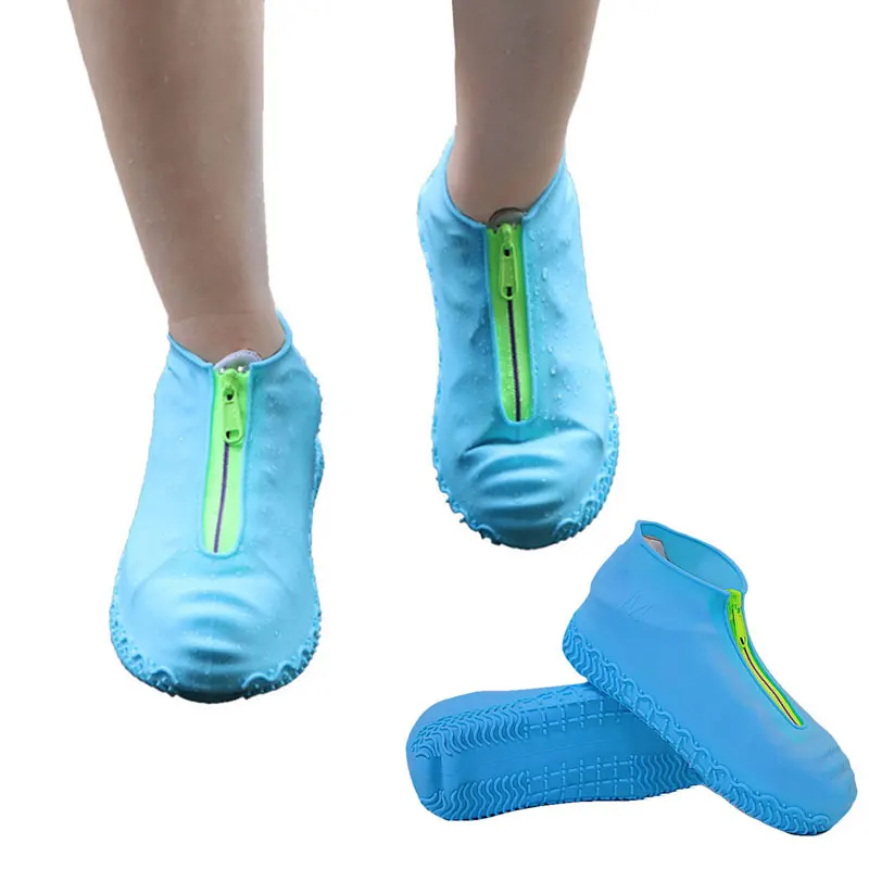

Silicone Anti-slip Waterproof Shoe Covers Reusable Rain Boot Motorcycle Bike Shoeover Men Women Shoes Cover Outdoor Cctivities