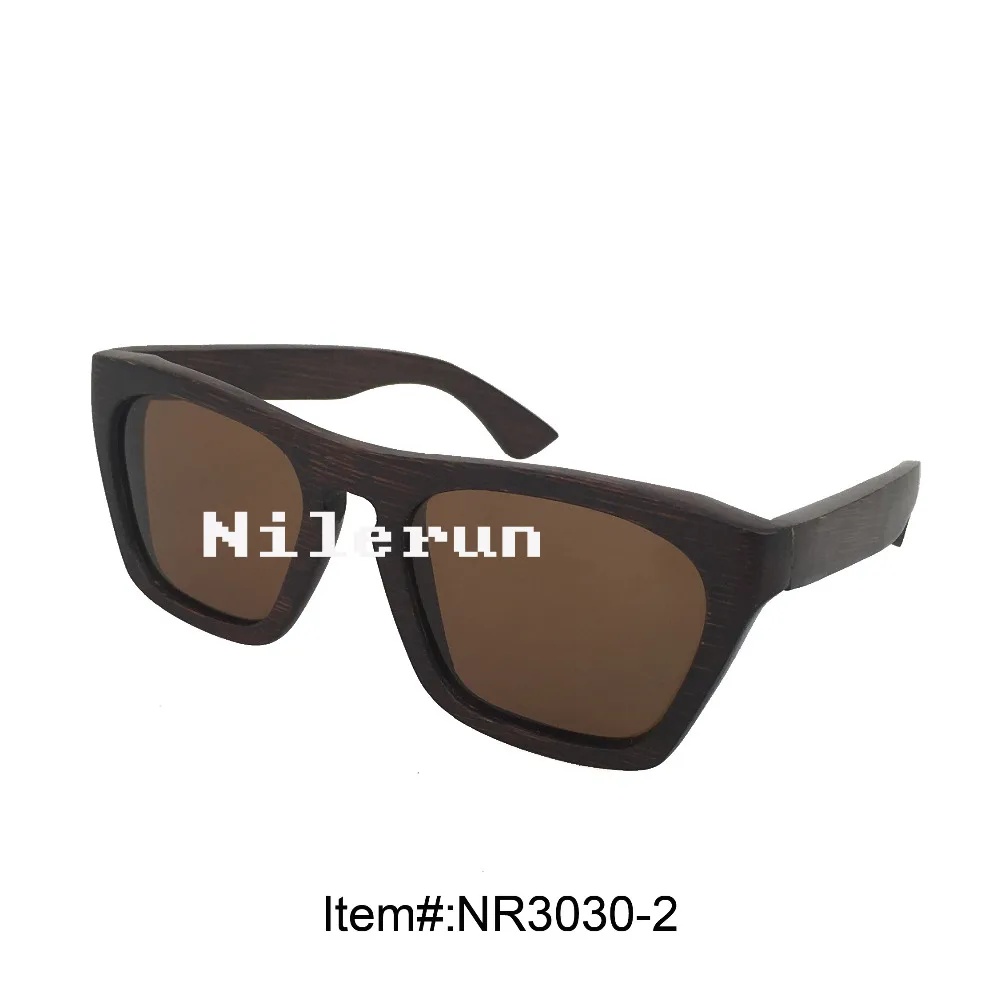 

Квадратные бамбуковые солнцезащитные очки