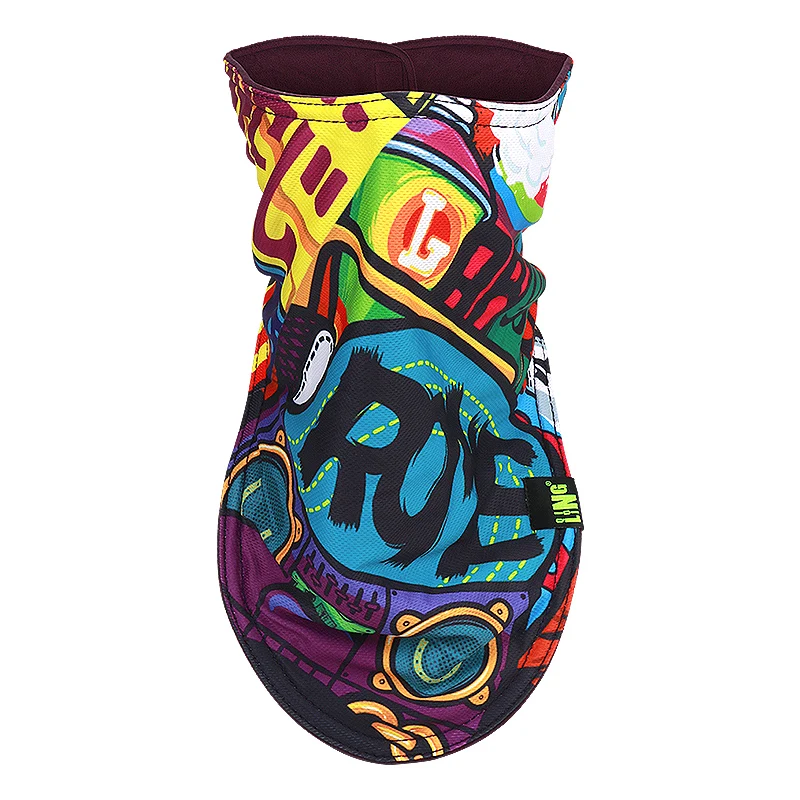 Зимняя Теплая Лыжная маска Ветрозащитная для лица езды на велосипеде