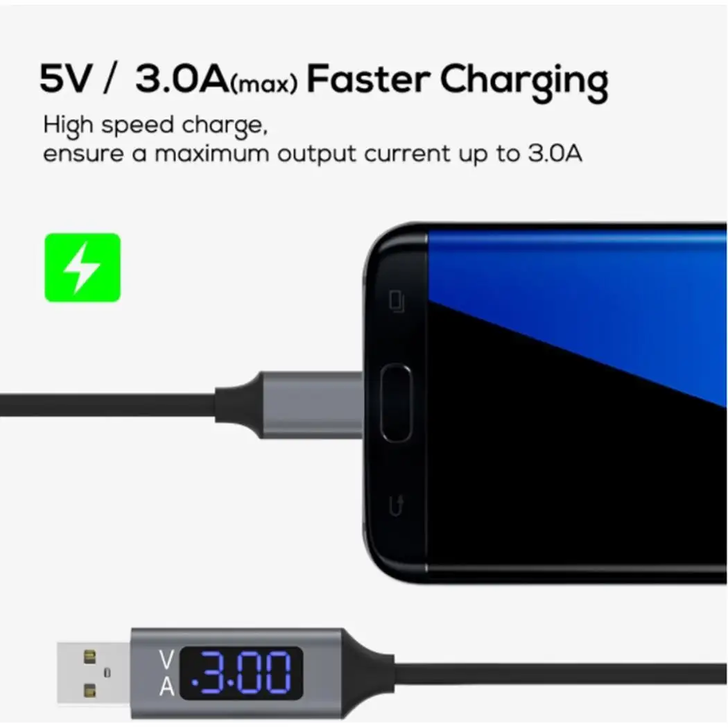 Умный дисплей кабель для быстрой зарядки type C Micro usb Line Android samsung Xiaomi huawei 1
