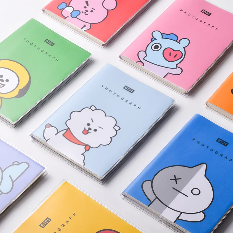 2018 Новый Kpop BT21 TATA COOKY chimmy мультфильм Тетрадь с резиновым рукавом ювелирные