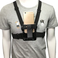 mobile phone chest mount harness strap holder cell phone clip action camera pov for xiaomi samsung galaxy s8 s7 iphone x 8 7 6 s