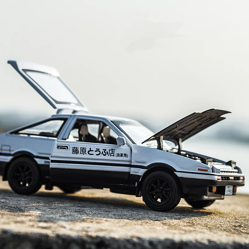 Модель литая автомобиля KIDAMI 1/28 Initial D AE86 украшение открытой двери фотоальбом для