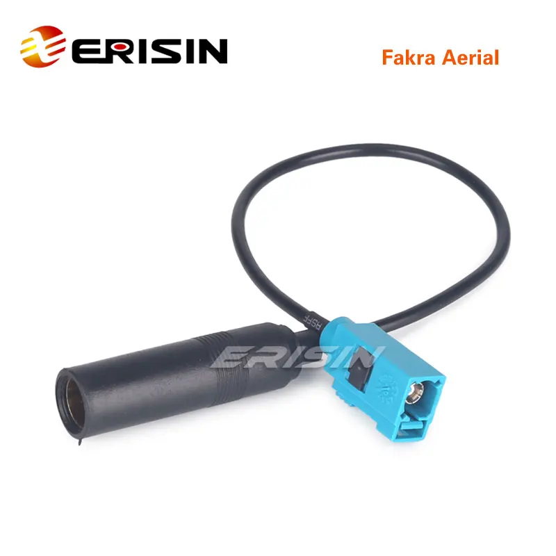 Автомобильный адаптер Erisin ES042 Woman Fakra to Female DIN для BMW/AUDI/FORD/MERCEDES/OPEL/VW|Приемник и
