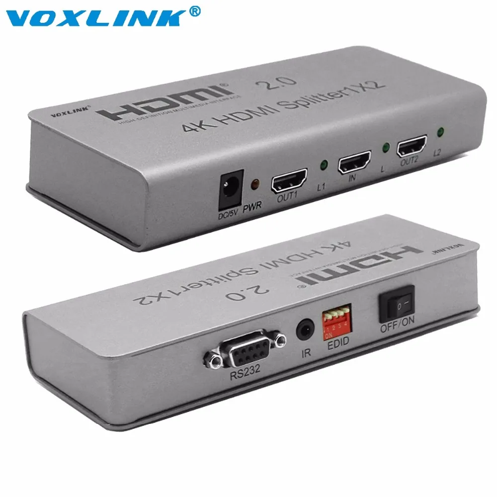 Voxlink 4 К 1x2/1x4/1x8 HDMI Splitter 3D 1080 P 2 порты и разъёмы/4 Порты разъёмы/8 разъёмы hdmi2.0/1.4 Extender