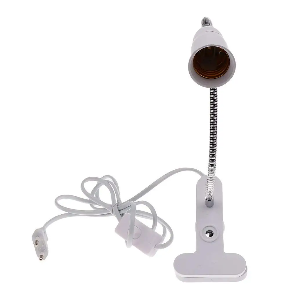 Цоколь E27 зажим для лампы с пластиковым кабелем цоколь штепсельная вилка