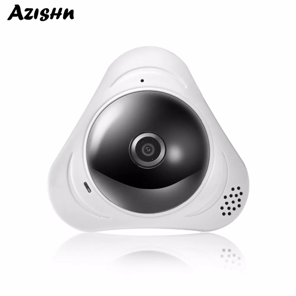 AZISHN HD 960P 3 мегапиксельная Wi Fi Сетевая камера 360 градусов панорамная беспроводная