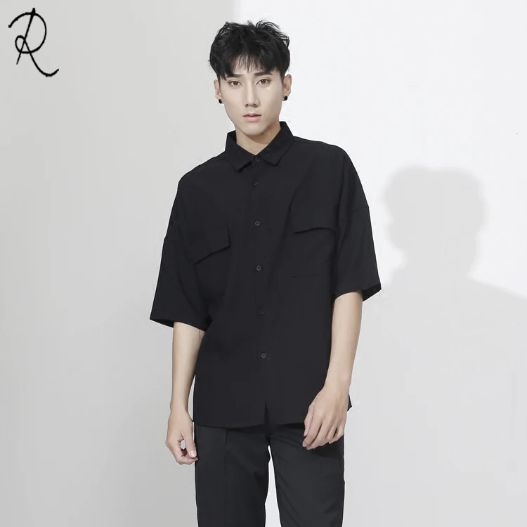 S 5XL 2018 новая одежда для мальчиков модные Gd Dj стилист певица личности карман