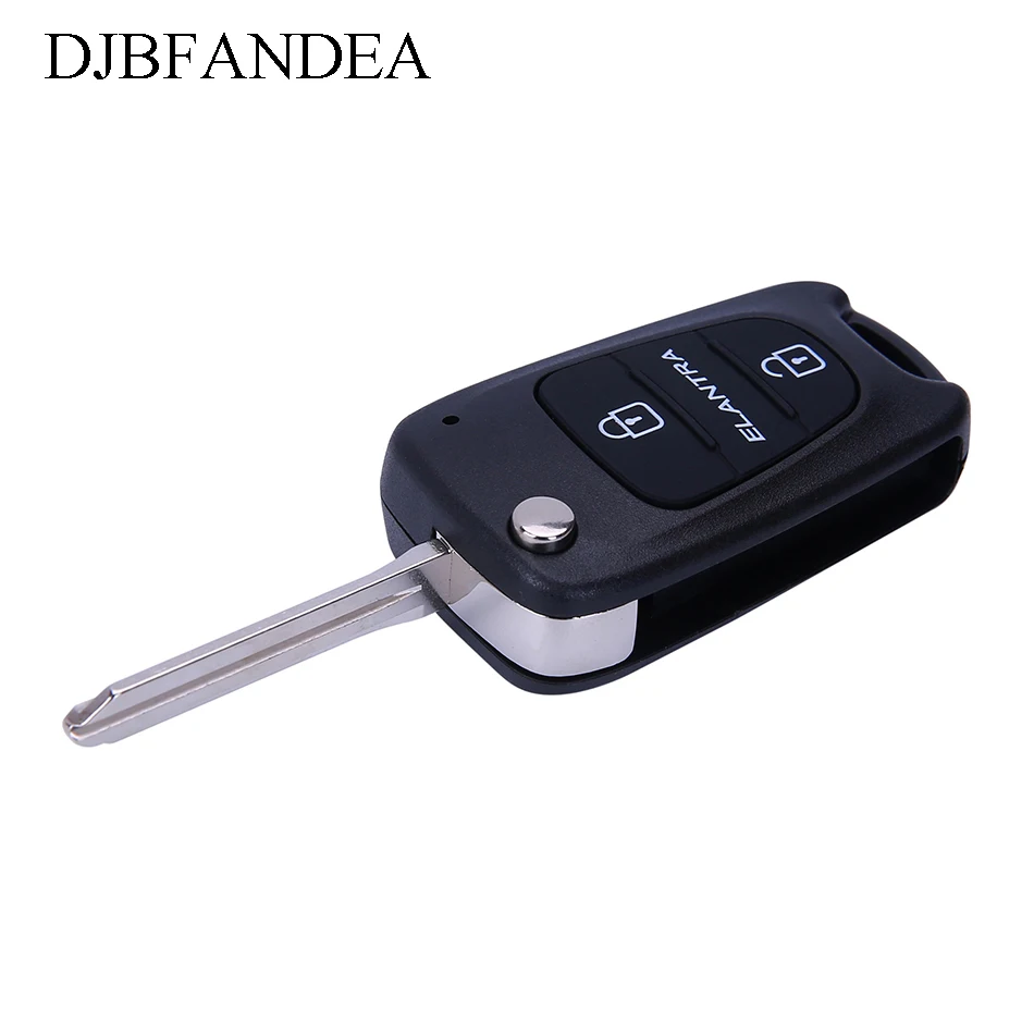 DJBFANDEA 3 кнопки дистанционного откидного складного ключа оболочка чехол для Hyundai
