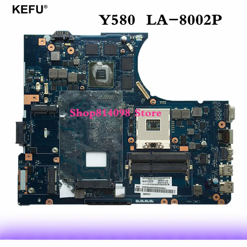 

KEFU HOT IN RUSSIA EUROPE FREE SHIPPING QIWY4 LA-8002P LAPTOP MOTHERBOARD FOR LENOVO Y580 NOTEBOOK PC GTX660M 2GB