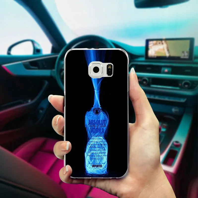 Absolute Vodka Bottle Silicone Soft Cover TPU Phone Cases for Samsung Galaxy Note 2 3 4 5 8 S3 S4 S5 Mini S6 S7 S8 S9 Edge Plus | Мобильные