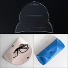 16*6,5*3,5 см акриловый Карманный футляр для солнцезащитных очков Чехол для очков ручная работа шаблон для резки кожи