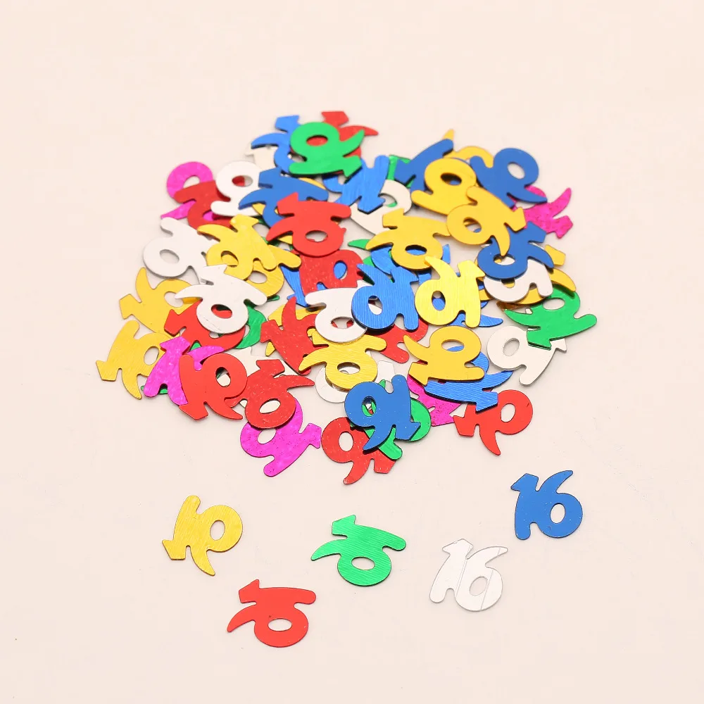 Подростки 16th День Рождения вечерние украшения годовщина Блестящий Блеск 15g Youngster