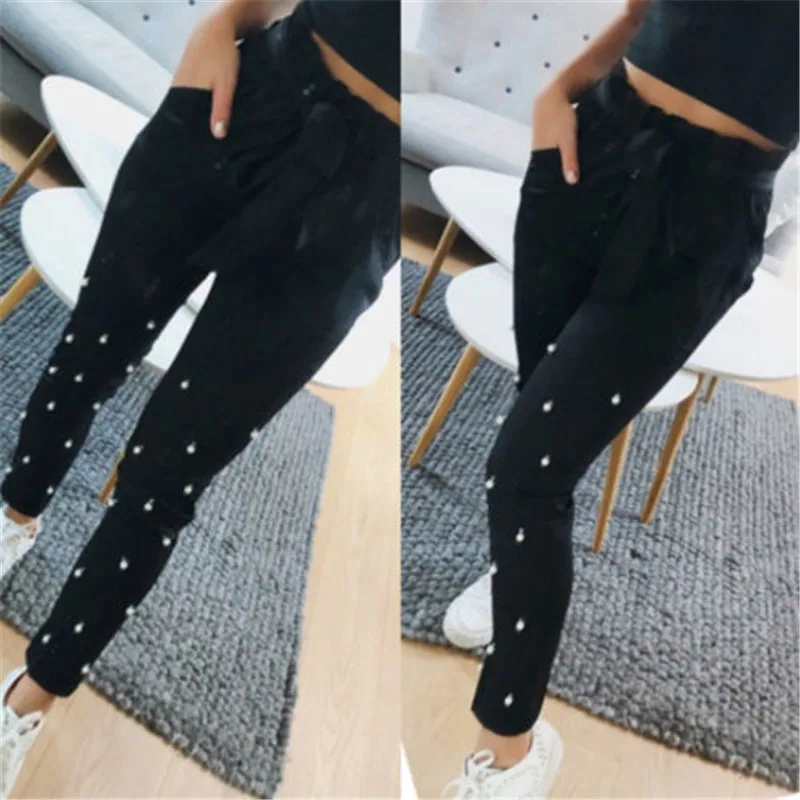 Ladies women's wear High Waist Leggings Full Length Seamless Slimming Shapewear Leggy pure color Embroidered Flares pants | Женская