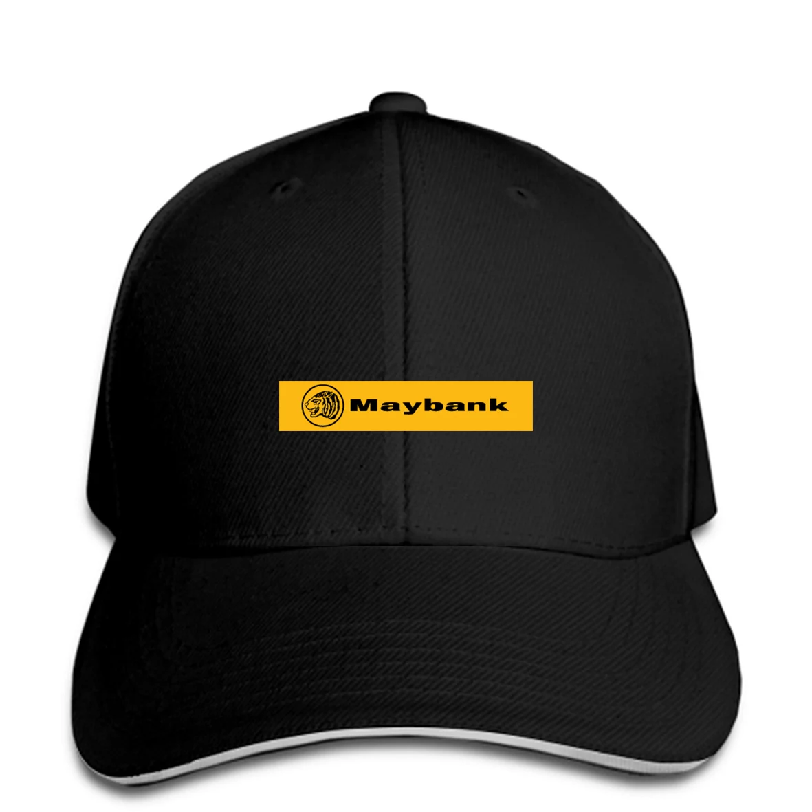 Бейсболка логотип Maybank солнцезащитный козырек Кепка|Мужские бейсболки| |