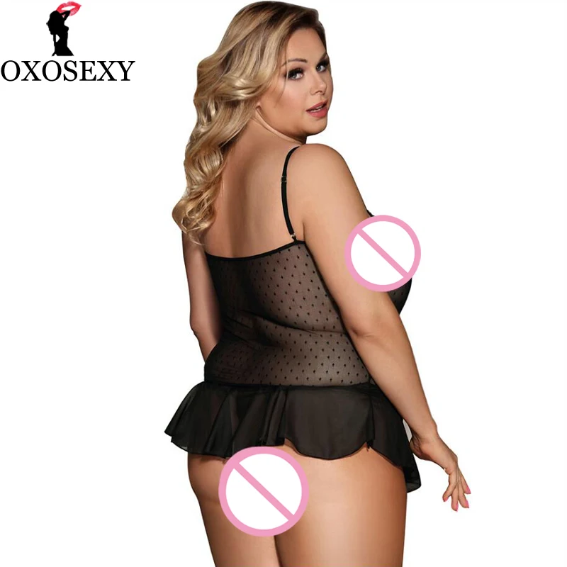 M xxxl 5xl белая черная точка Аппликация женские костюмы сексуальное нижнее белье
