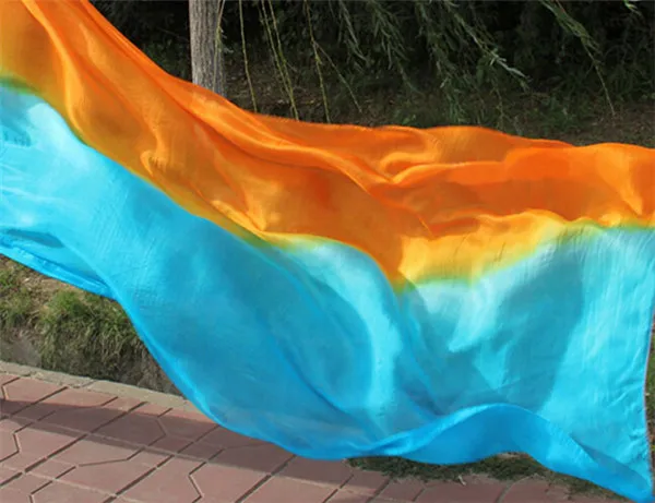 Платок для танца живота с плавным переходом цвета 100% шелк|veil headband|shawl rosesshawl wrap |