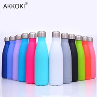 customization thermos bottle for water bottles double wall insulated vacuum flask stainless steel cup outdoor sports drinkware