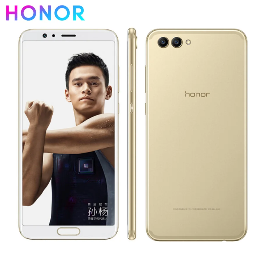 Оригинальный мобильный телефон Honor V10 5 99 дюймов 6 ГБ ОЗУ 128 Гб ПЗУ Восьмиядерный