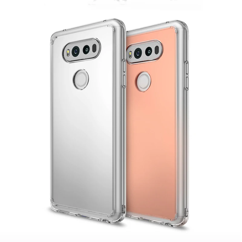 Оригинальный модный Ультратонкий силиконовый зеркальный чехол для LG G5 G6 V10 V20 V30