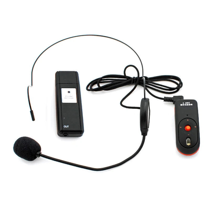 Oxлазеры 2 4G гарнитура беспроводной микрофон с мини USB Приемником Для конференции