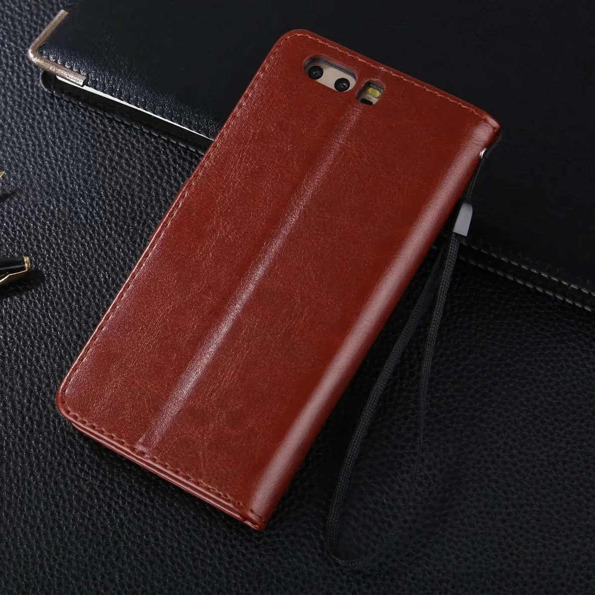 AZNS для Huawei P10 Plus Роскошный кожаный бумажник откидная крышка телефон Сумки Чехол