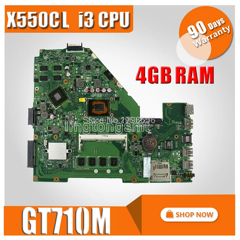 I3 CPU GT710M 4 Гб RAM X550CC материнская плата REV: 2 0 для For Asus Y581C X552C X550C X550CL A550C K550C