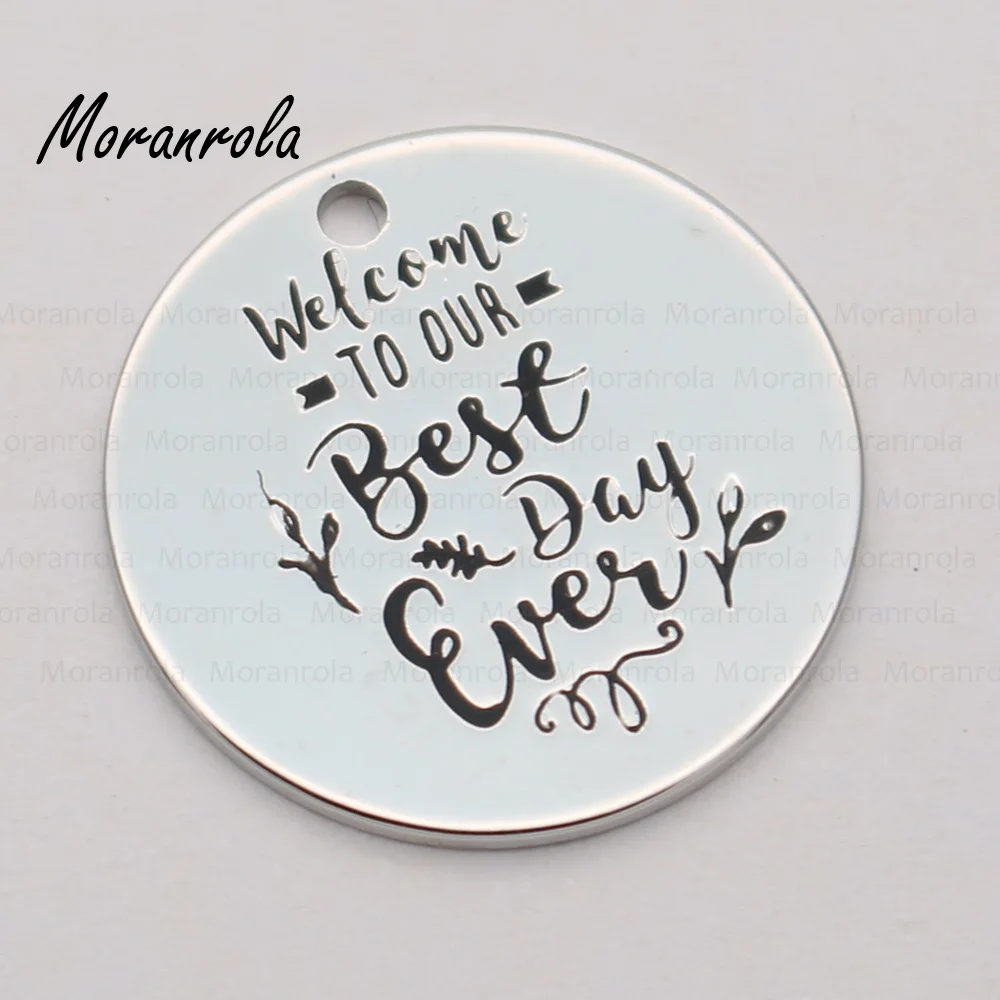 &quotДобро пожаловать в наш лучший день когда либо&quot ожерелье Новое поступление