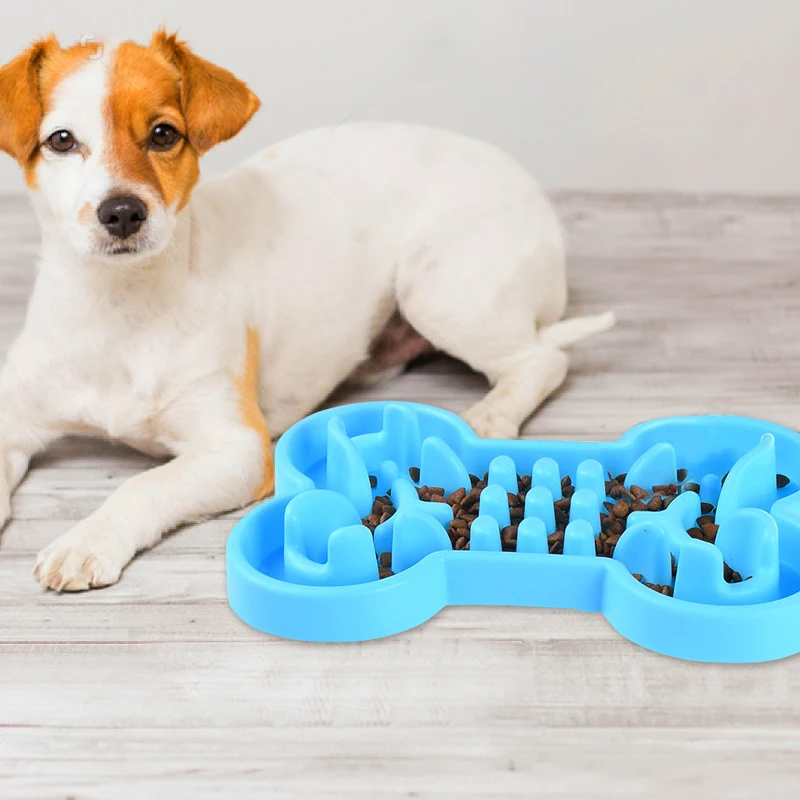 Новая модель миски для щенков медленное питание здоровое тарелка кишечника