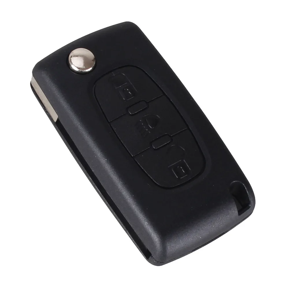 KEYYOU Remote Entry Key Fob Flip Folding Shell Case 3 Buttons For CITROEN C2 C3 C4 C5 C6 C8 CE0523 | Автомобили и мотоциклы