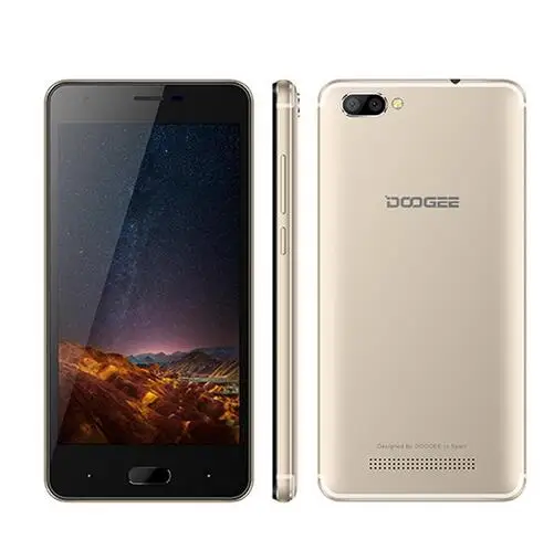 DOOGEE X20 смартфон с 5 дюймовым дисплеем четырёхъядерным процессором MT6580 ОЗУ 1 ГБ ПЗУ