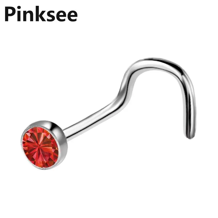 Кольца для пирсинга ноздрей из хирургической стали 316L 10 шт./лот|Украшения тела| |