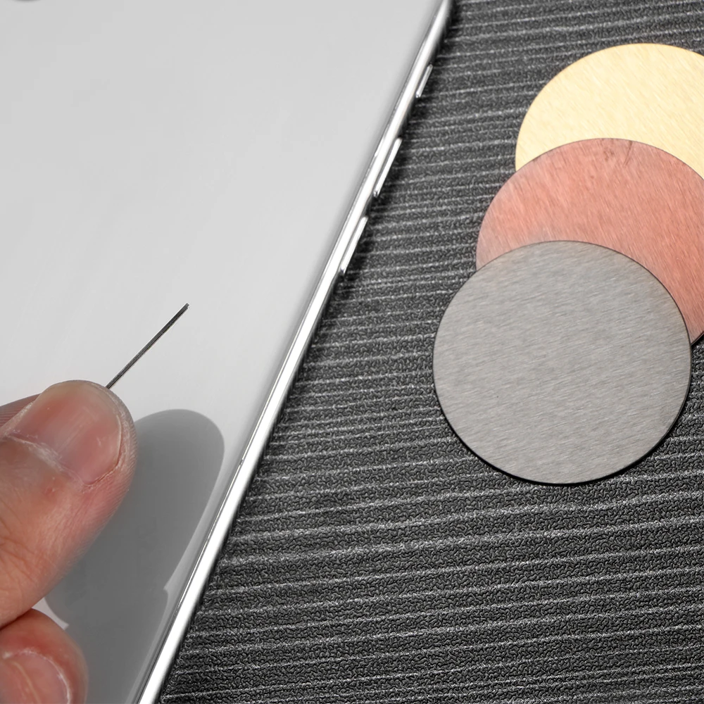 Замена 35*35 мм матовая металлическая пластина магнитный автомобильный держатель для телефона б/у Аксессуары Универсальный для магнитной подставки для телефона