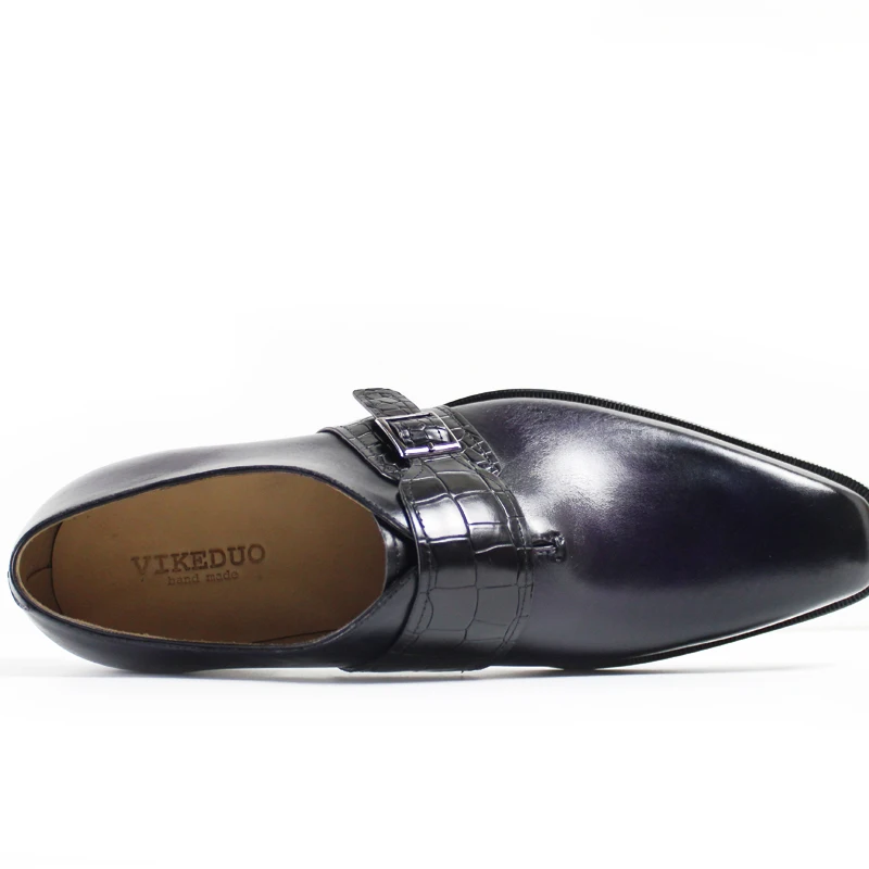 Мужские туфли-мокасины VIKEDUO из 100% натуральной кожи ручной работы под платье для