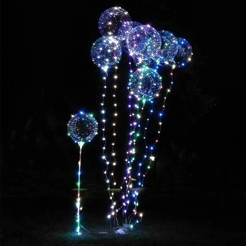 Необычный прозрачный волна Шарообразная Светодиодная лампа гирлянда с