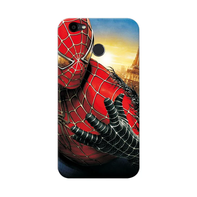 Charming Marvel Hero Captain America Phone Case For ZTE Blade A6 Back Cover Spiderman Iron Man Soft TPU Coque Capa |
