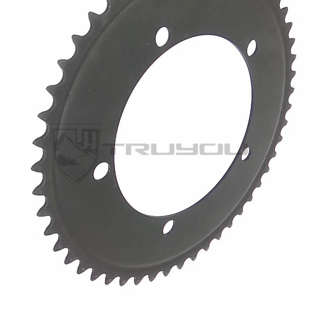 TRUYOU велосипедная Шестерня s Chainring 130 BCD односкоростное цепное кольцо Fixie Дорожный трек велосипедная Шестерня Chainwheel 44T 46T 48T 50T 52T 53T