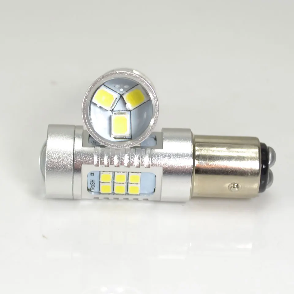 Krator 2 шт. 12 в 24 21SMD 2835 Светодиодный S25 1157 BAY15D BAY 15D P21/5 Вт светодиодный автомобильный