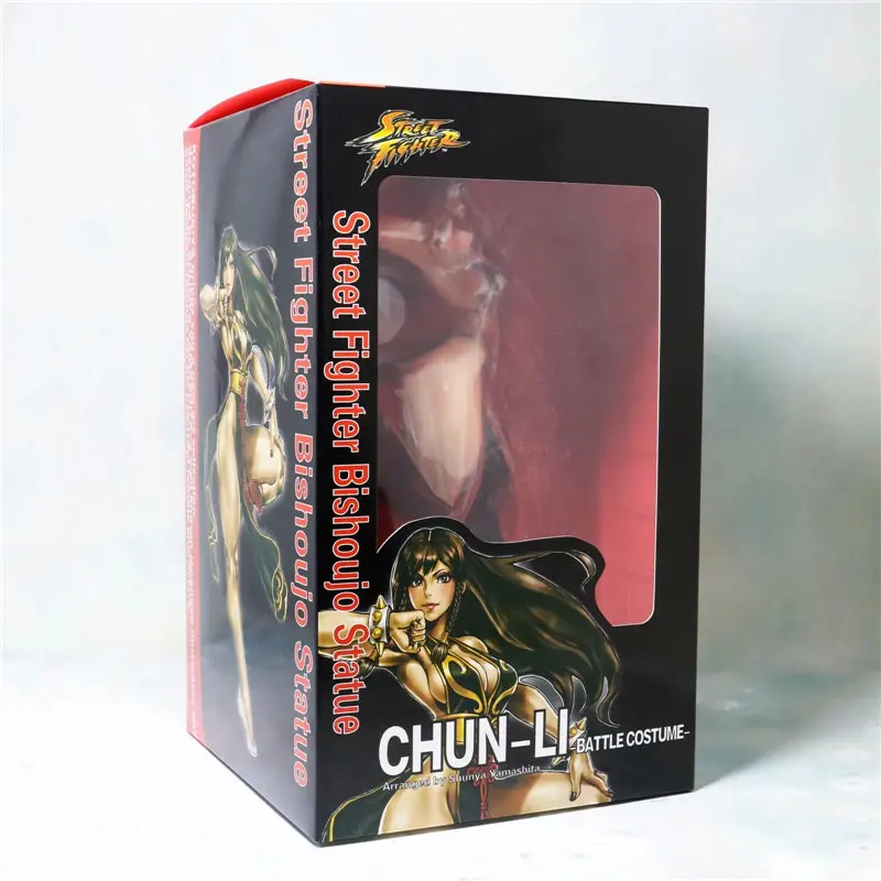 Bishoujo статуя Чунь ли боевой костюм ПВХ экшн фигурка Коллекционная модель игрушки