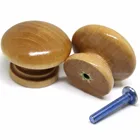 Деревянные ручки 35 мм для ящиков, гардероб прикроватный для спальни, шкафа, мебели, двери, гладкая ручка со скидкой